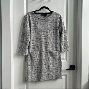 Graphic Knit Mod Shift Dress by Mercer & Madison, size Small